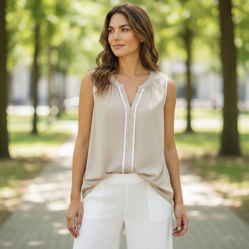 CALVIN KLEIN Sleeveless Blouse